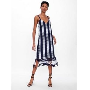 Zara Crochet Midi Dress
